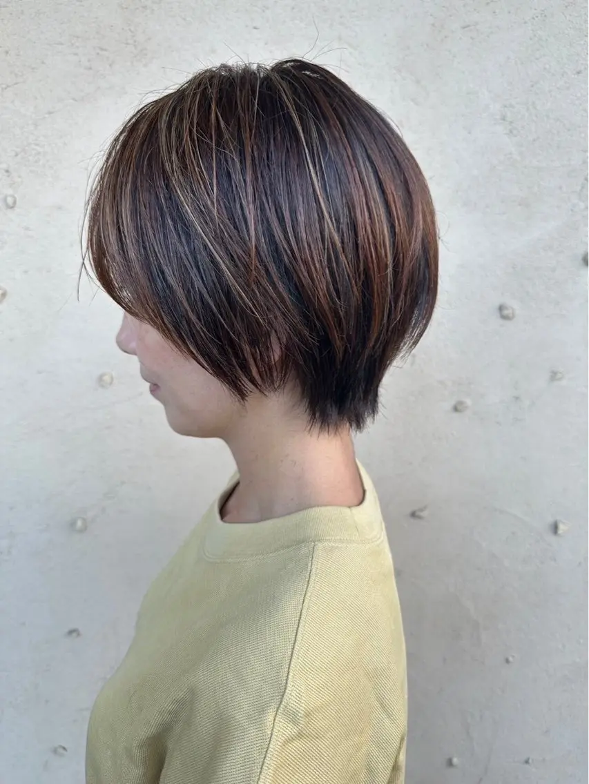 ショート ショートヘア 鈴木 未歩のヘアスタイル