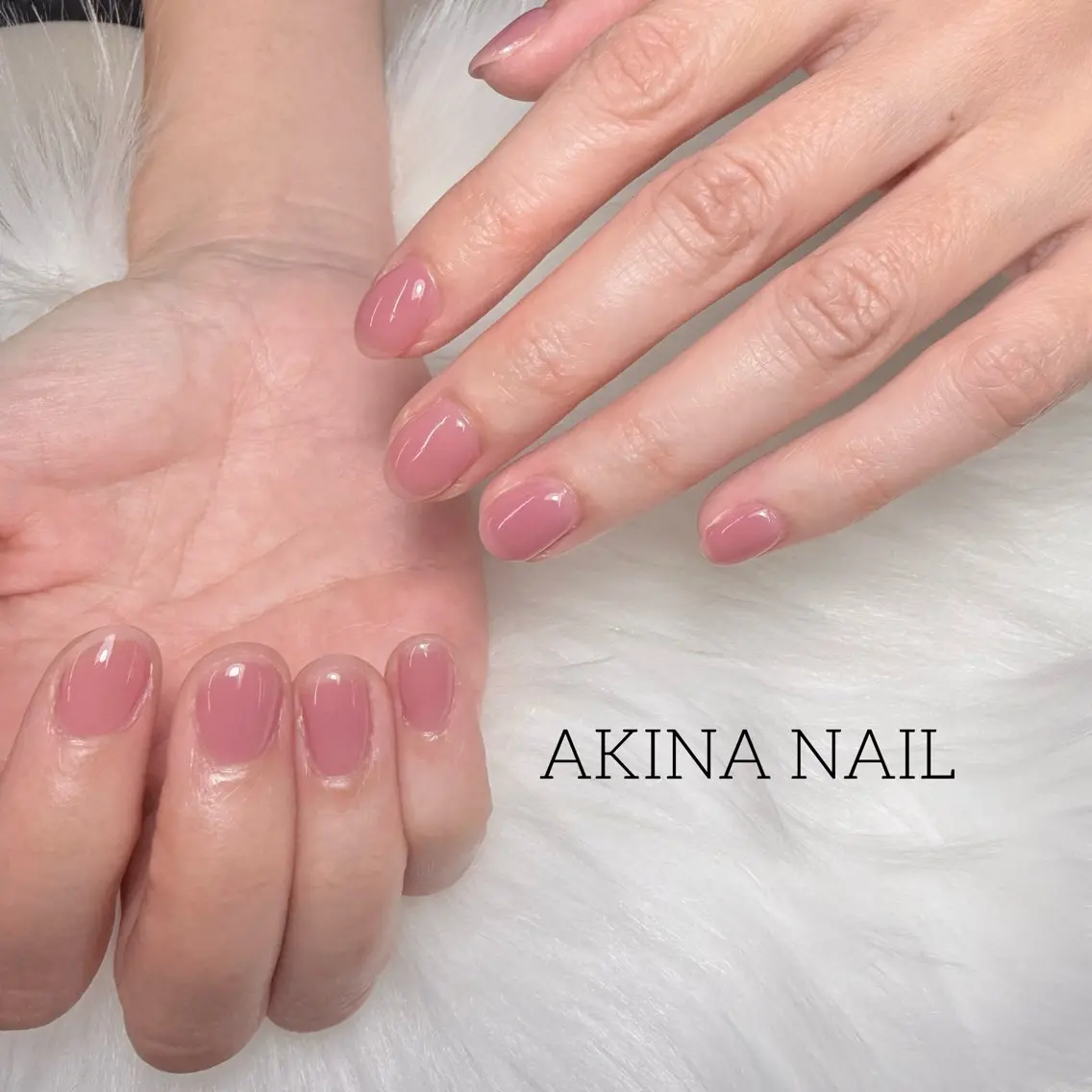 ショート ハンドネイル ハンドケア Akina Nail 亀戸のネイルデザイン
