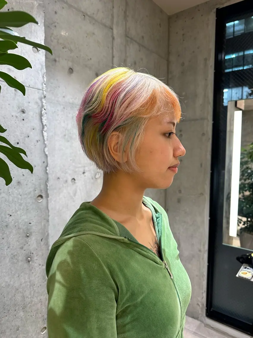 カット➕ダブルカラー➕トリートメントの写真