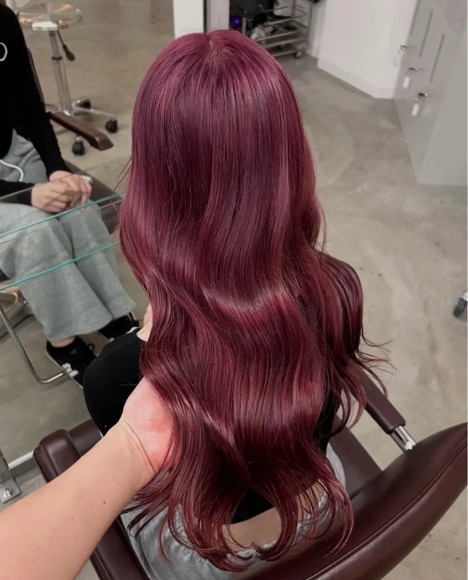 ロング カラー ブリーチ ヘアカラー 大阪梅田 ♡ ヒナのヘアスタイル