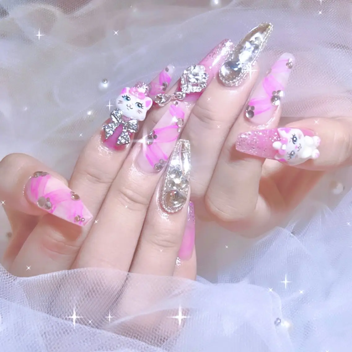 ネイル アートネイル 京橋ネイルサロン 🎀meilleurのネイルデザイン