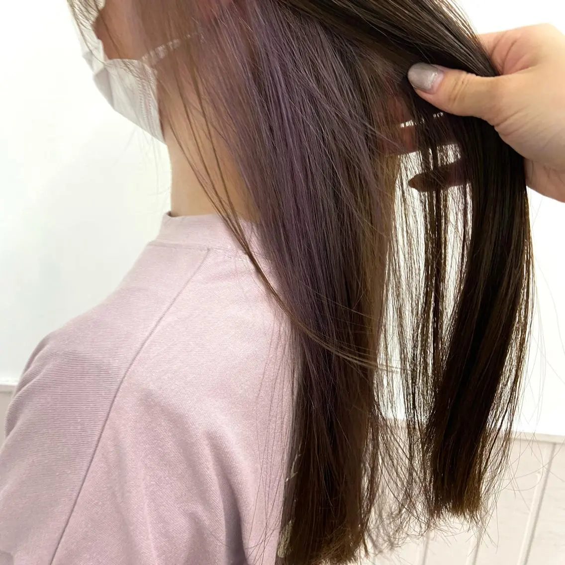 ロング カラー パーマ ヘアアレンジ メンズ キッズ ネイル マツエク・マツパ トリートメント 横浜Bob美容師🤎 ERINAのヘアスタイル