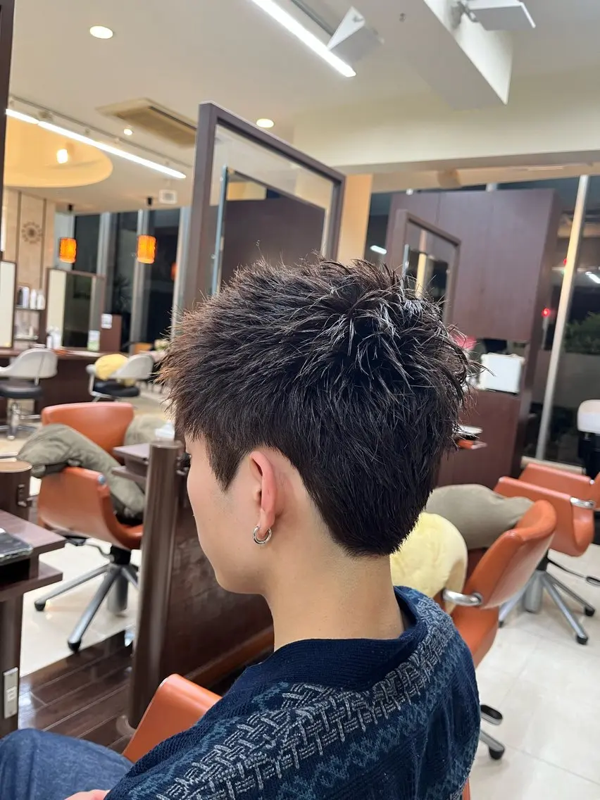 ショート メンズ スパイキーショート ショートヘア 🧊メンズ特化🧊 高木航希のヘアスタイル