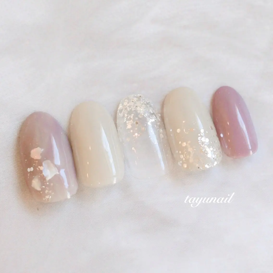 ネイル アートネイル ジェルネイル パラジェル 春ネイル ハンドネイル ネイルサロン 【たゆnail】のネイルデザイン