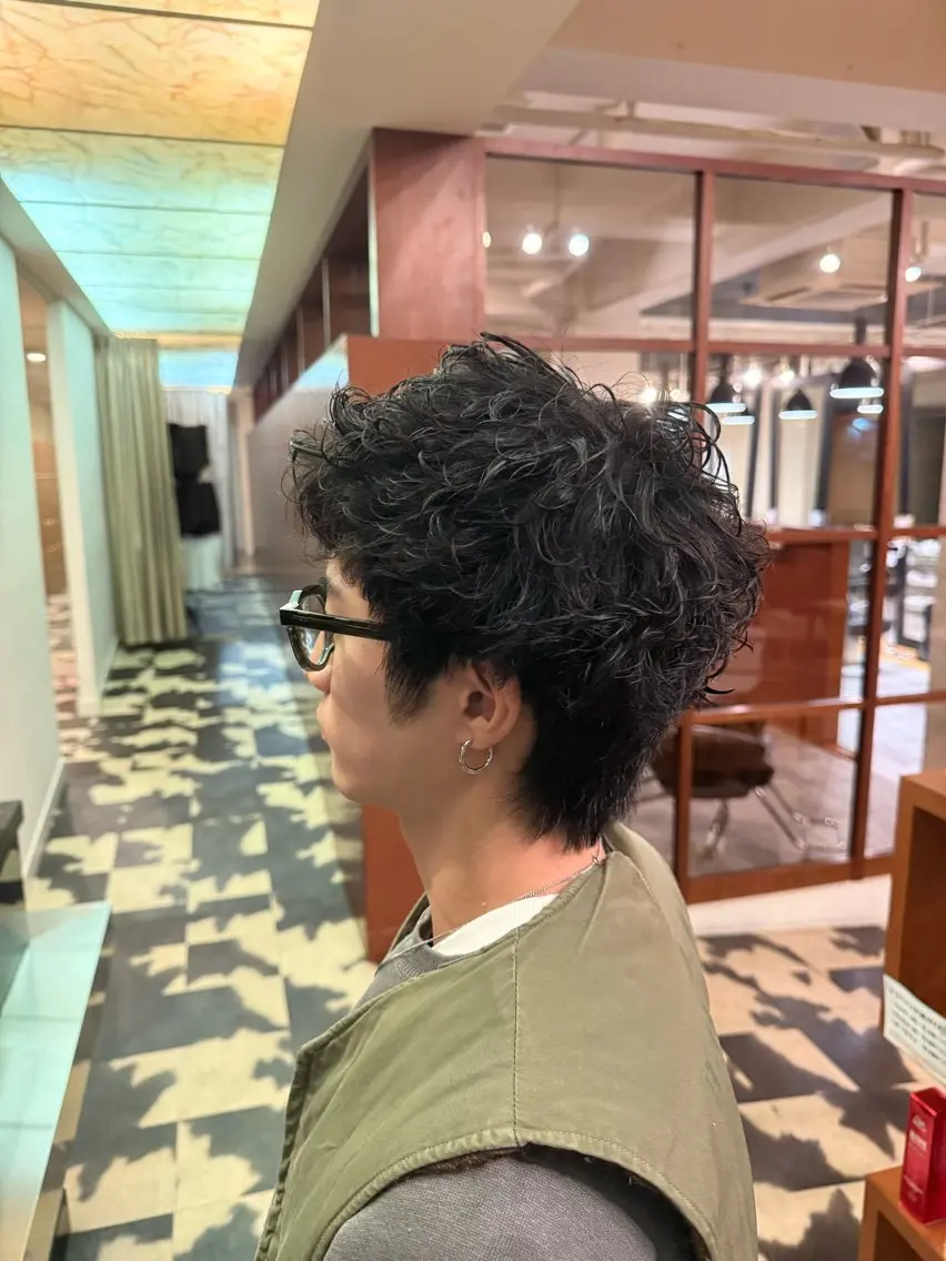 パーマ メンズ メンズパーマ カット パーマ 西出 Nishideのヘアスタイル
