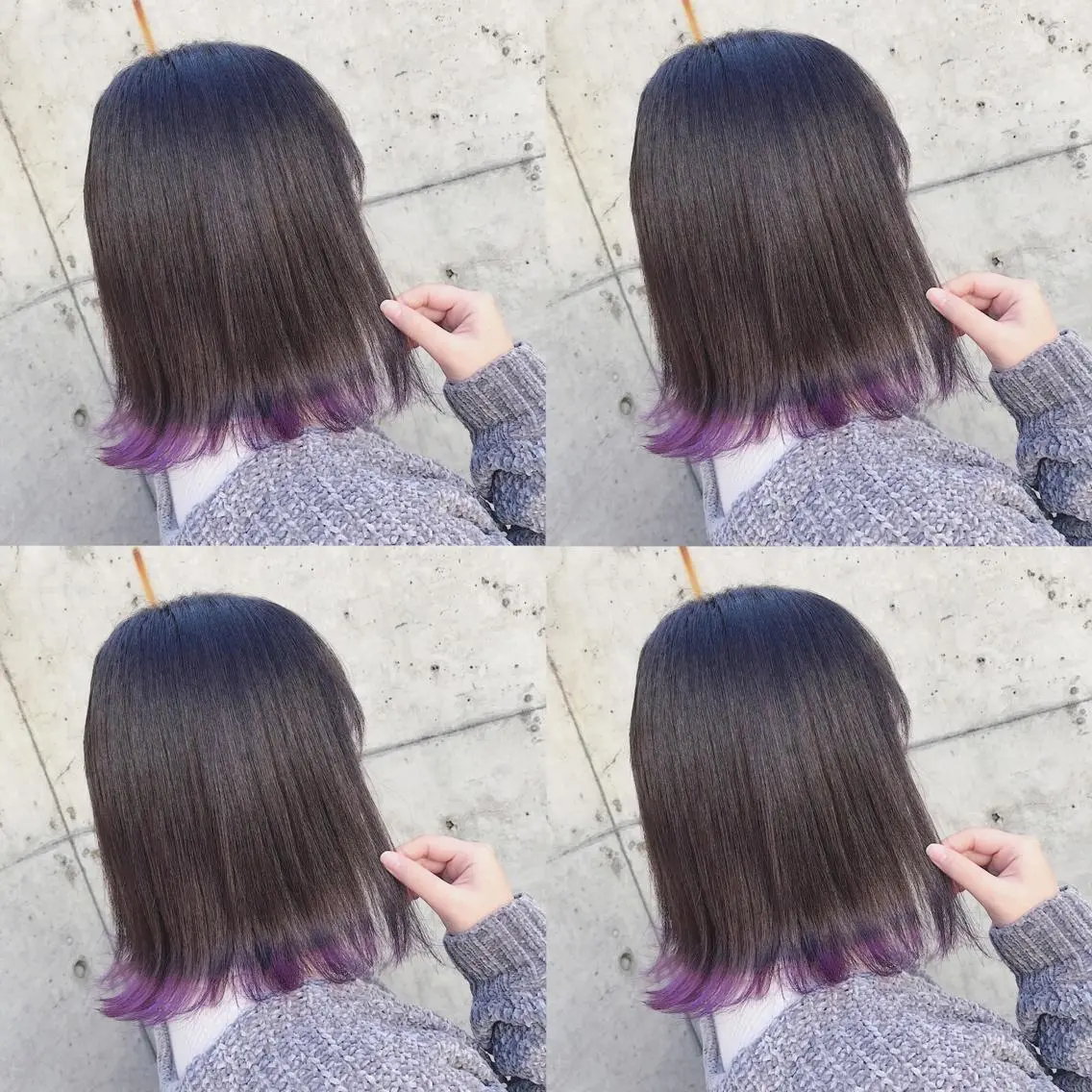 ミディアム カラー ヘアアレンジ ヘアカラー トリートメント TAKUMAブリーチ /切りっぱなし🪽のヘアスタイル