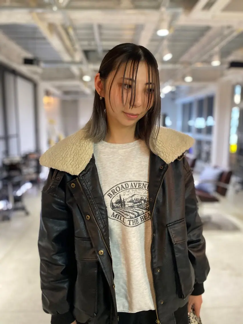 カット+ブリーチリタッチorグラデーションorハイライトハーフカラー+2Stepトリートメントの写真