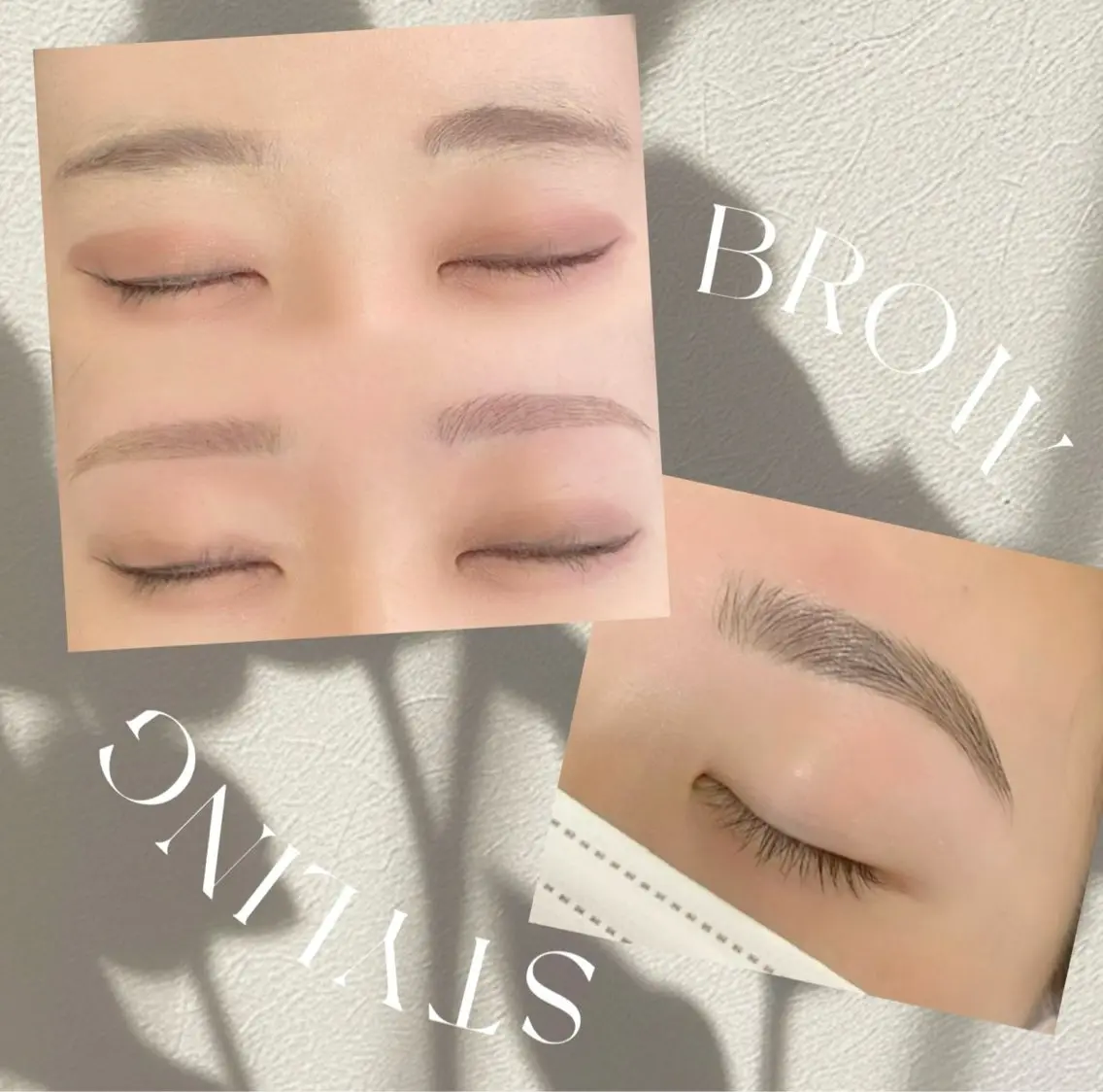 【眉毛スタイリング】Wax+カット+間引き込⭐️メイクアドバイス付の写真