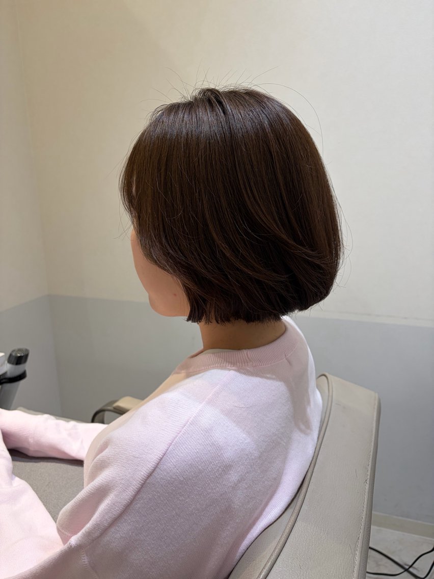 ショート ボブ 韓国風ヘア カット トリートメント ハッシュカット・ タッセルボブ🌷薫のヘアスタイル