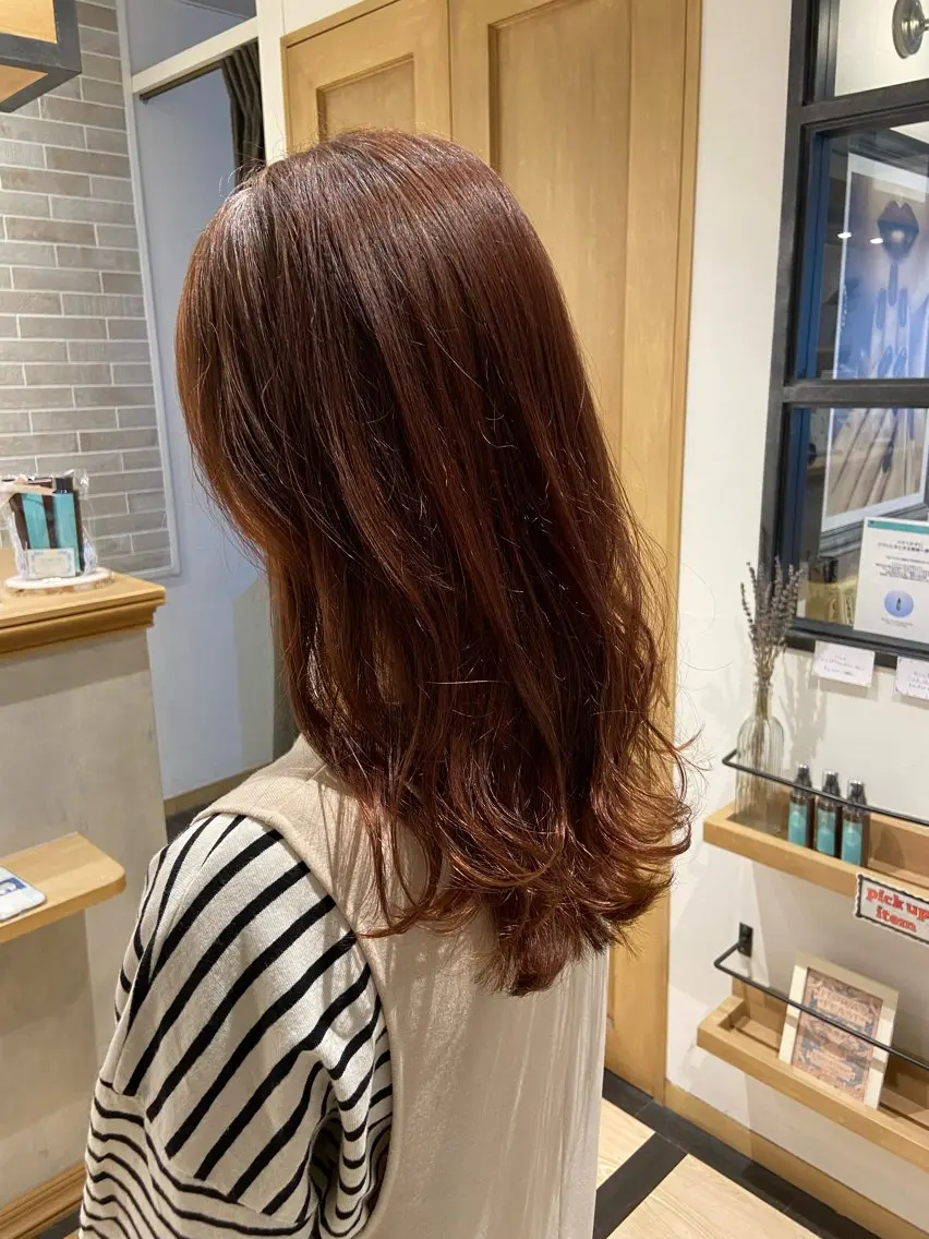 セミロング カラー SAITO YUTAのヘアスタイル