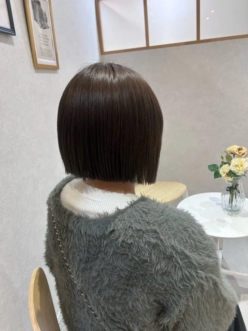 ミディアム Mao 🎀bob 赤み撃退🌿艶カラーのヘアスタイル
