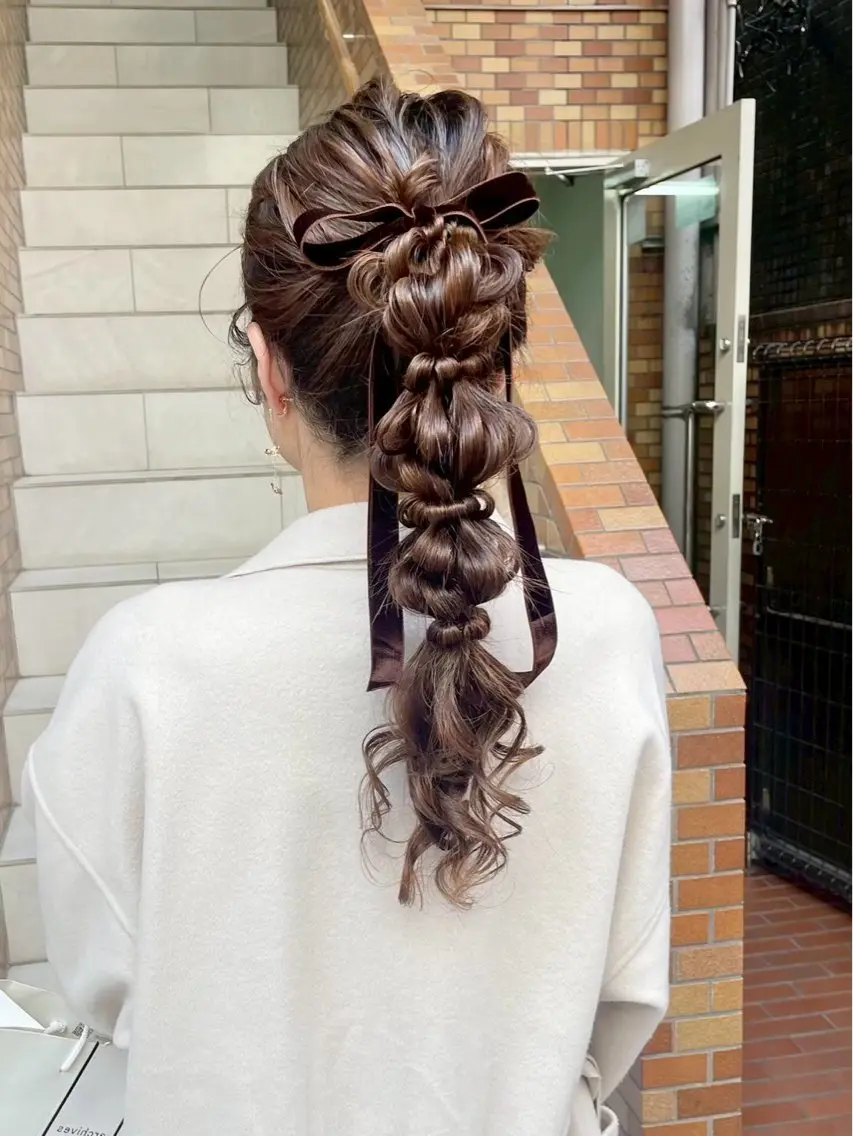 ヘアセットの写真