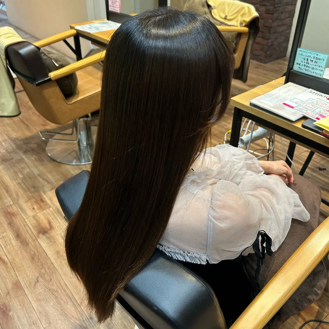 ロング カット 縮毛矯正 征矢 錦糸町髪質改善のヘアスタイル