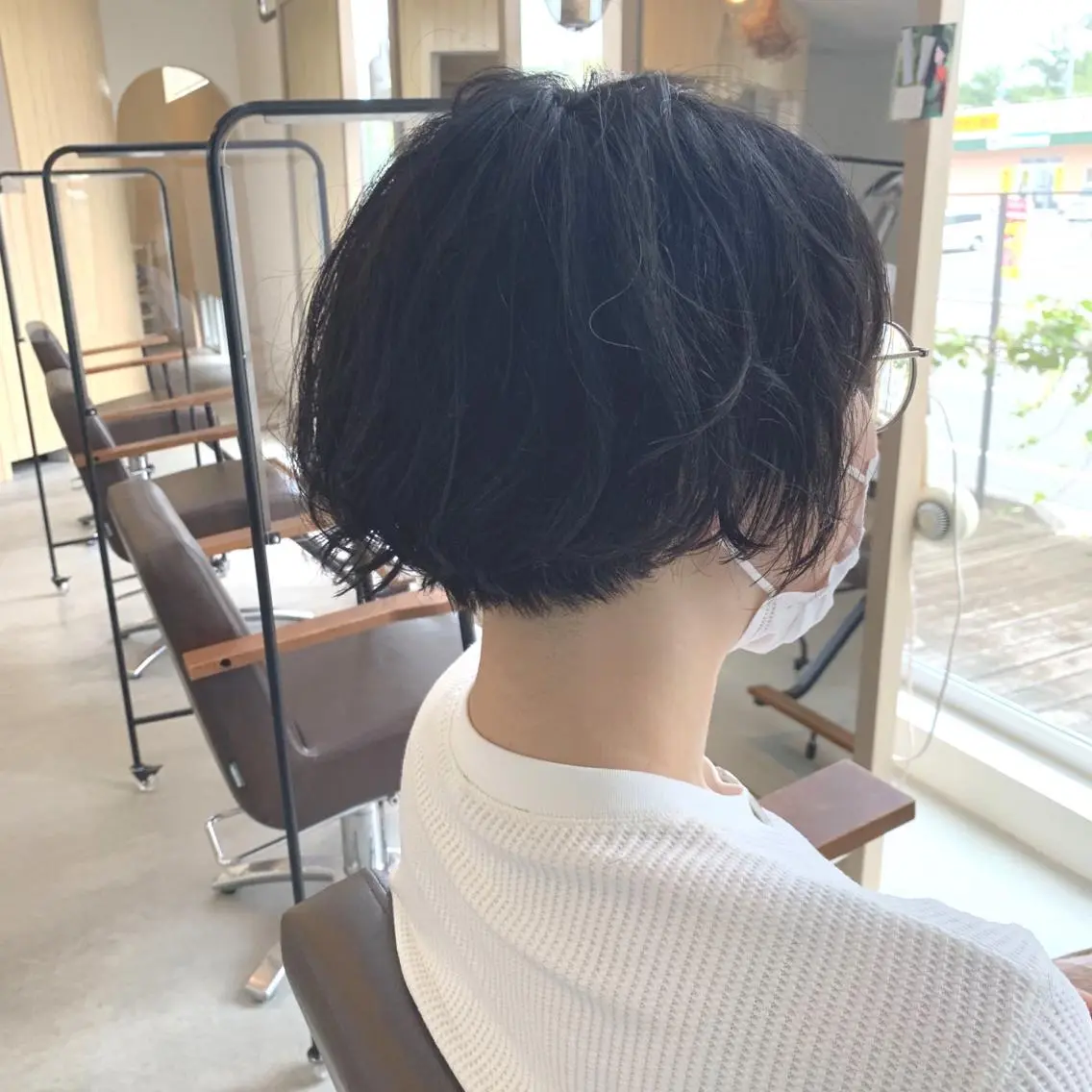 ショート パーマ カット パーマ 綿貫 美雪のヘアスタイル