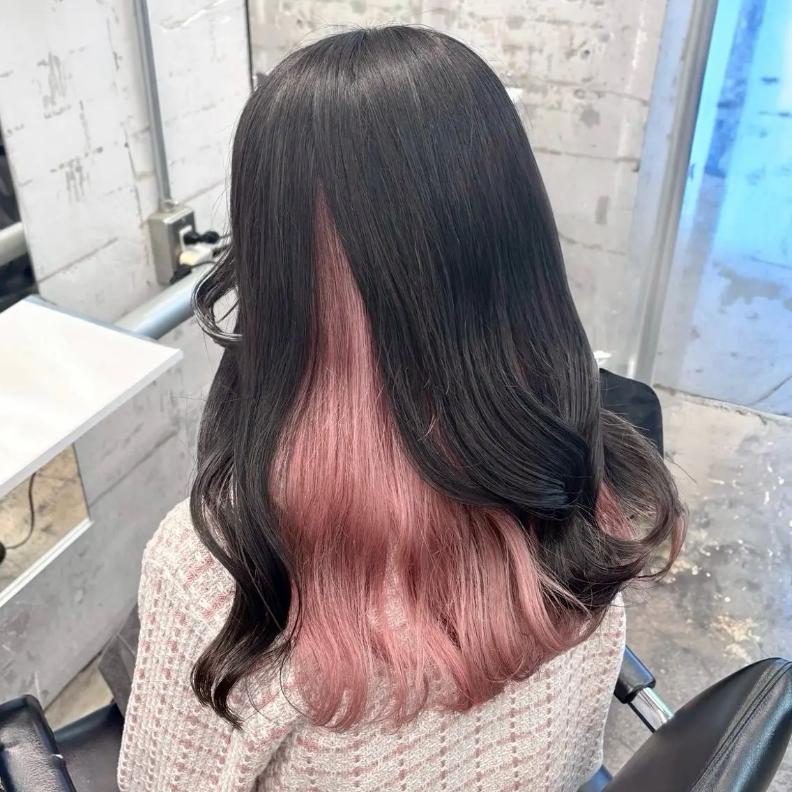 セミロング カラー ヘアアレンジ ヘアカラー トリートメント 💟ケア×ハイトーン 💟/ミオのヘアスタイル