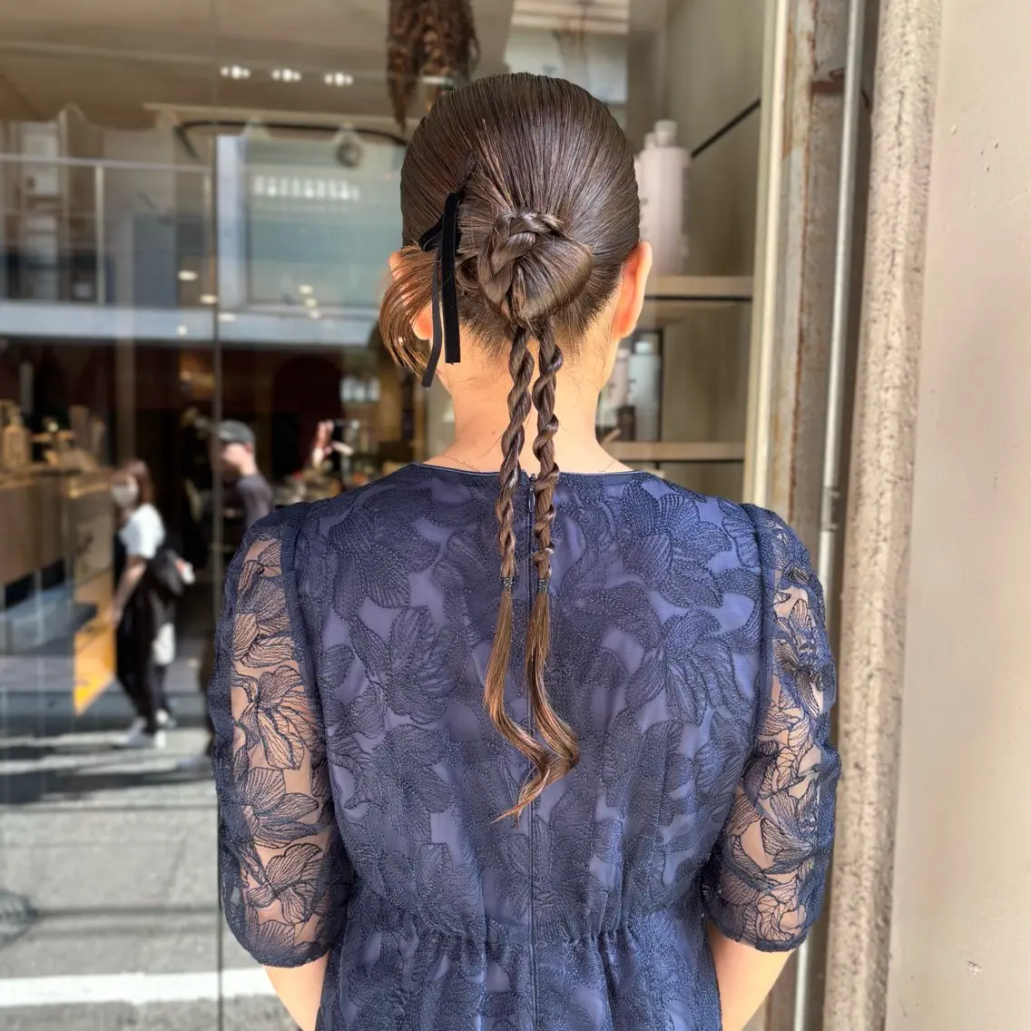 ヘアアレンジ 髪飾り ヘアセット 芦刈 咲来のヘアスタイル