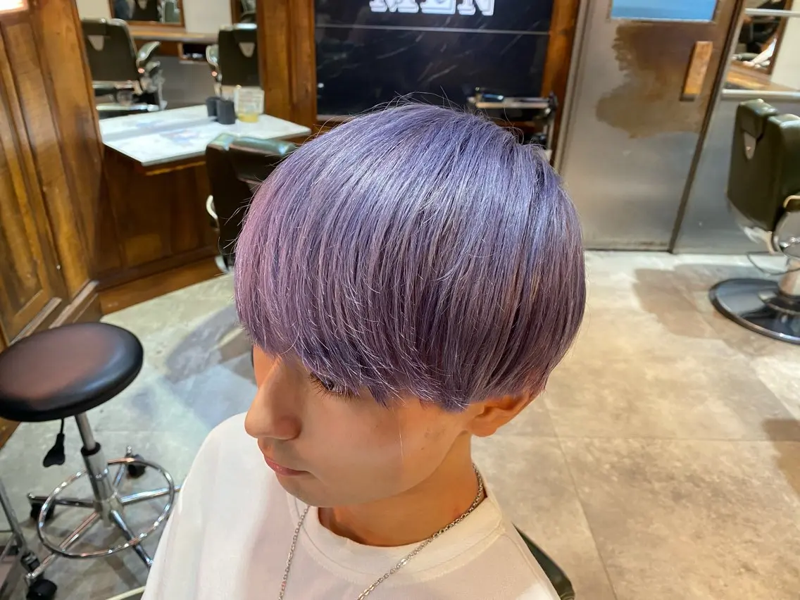 カラー メンズ アッシュ 池袋メンズ専門💣 玉造利樹のヘアスタイル