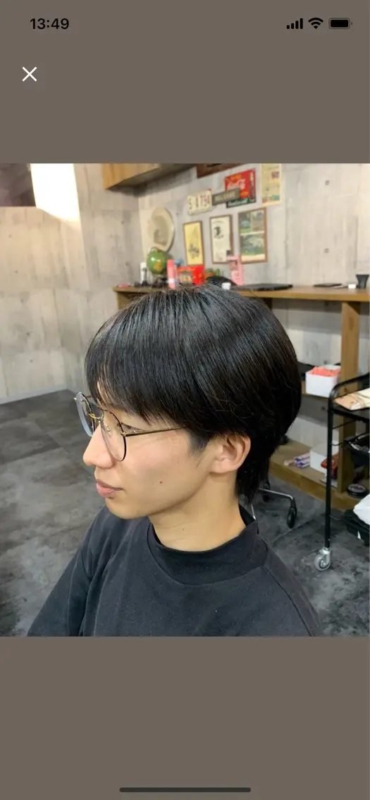ミディアム メンズ メンズ韓国風 マッシュ シースルーマッシュ 韓国風ヘア 【メンズ特化】　倉山 和樹のヘアスタイル