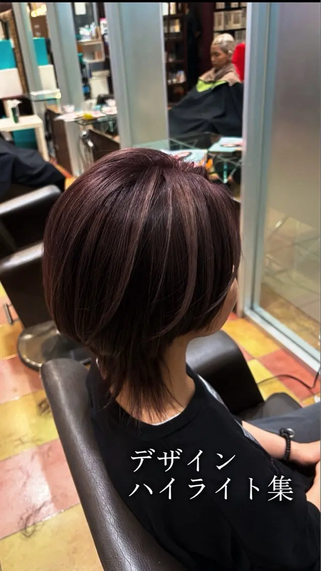 ミディアム 長谷川 賢治のヘアスタイル