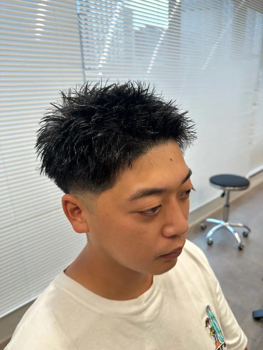 メンズ フェードカット walt hayatoのヘアスタイル