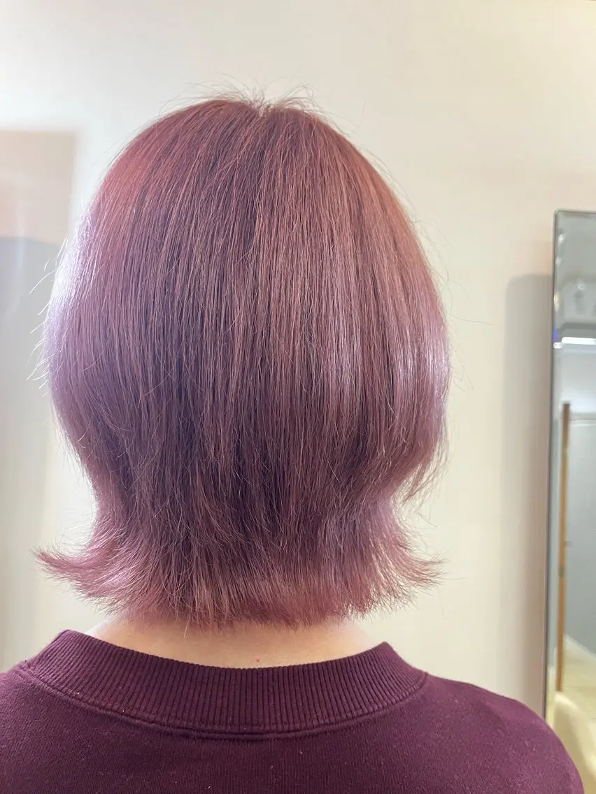 ミディアム ヘアカラー 松浦 彩のヘアスタイル
