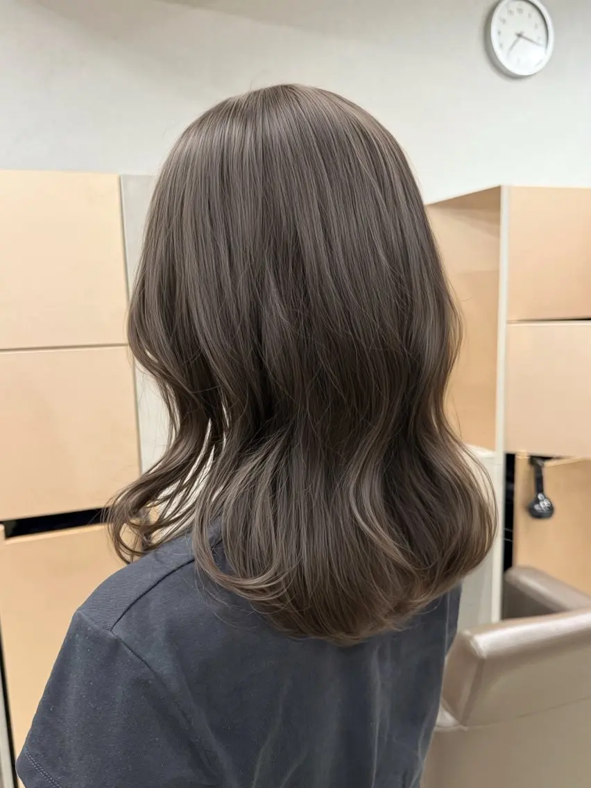 セミロング カラー カット ヘアカラー トリートメント 表参道🌿赤み消し カラー/チナツのヘアスタイル