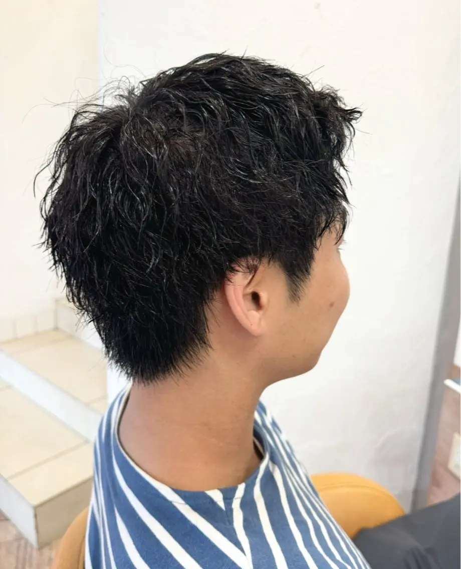 パーマ メンズ メンズパーマ 𝒇𝒍𝒂𝒕/ 𝐇𝐈𝐍𝐀のヘアスタイル
