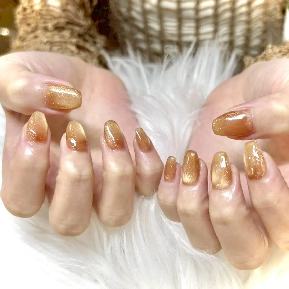 ネイル マグネットネイル ニュアンスネイル ハンドネイル 🎀 𝓡𝓪𝓶のネイルデザイン