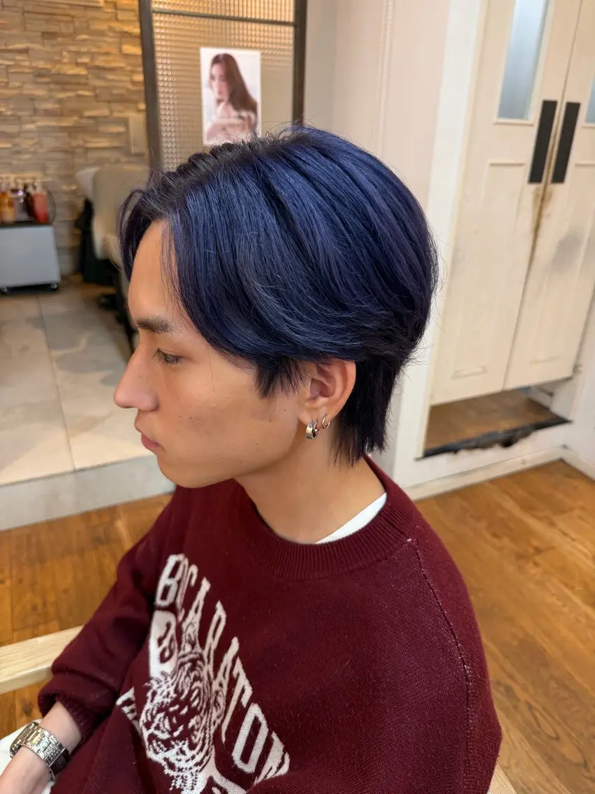 カラー メンズ メンズブリーチ ブリーチ ヘアカラー ナチュラルカラー✨ SHINYAのヘアスタイル