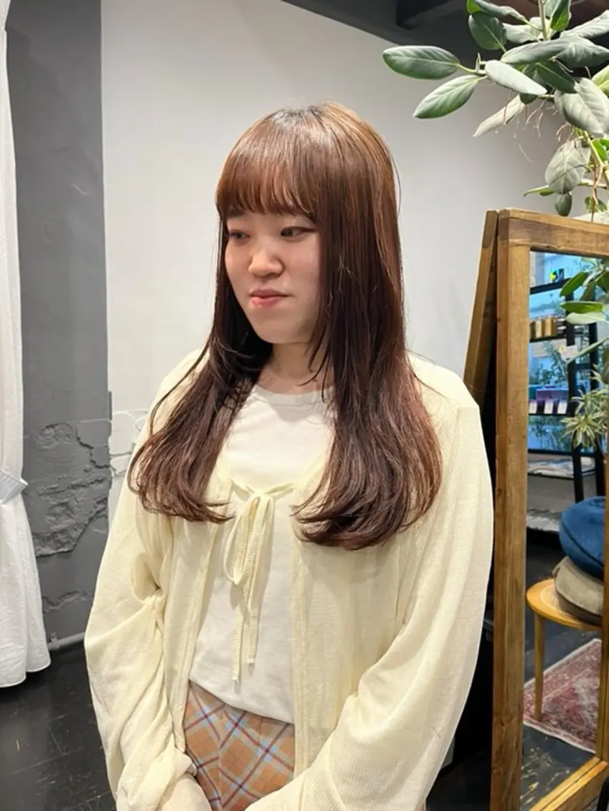 ロング 木村 あかりのヘアスタイル