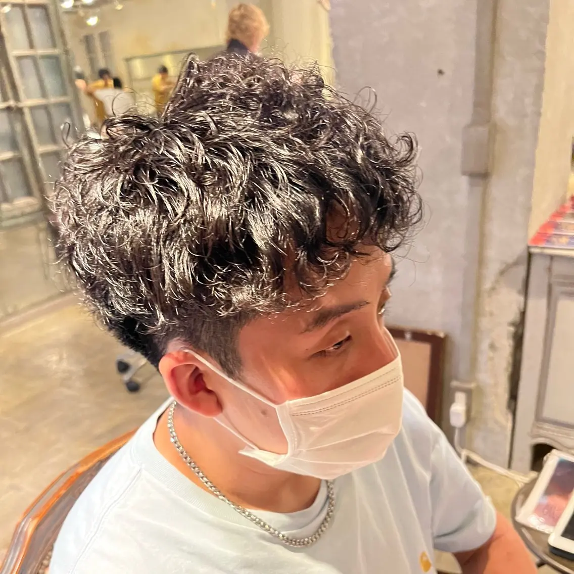 メンズ メンズパーマ 永山 萌文のヘアスタイル