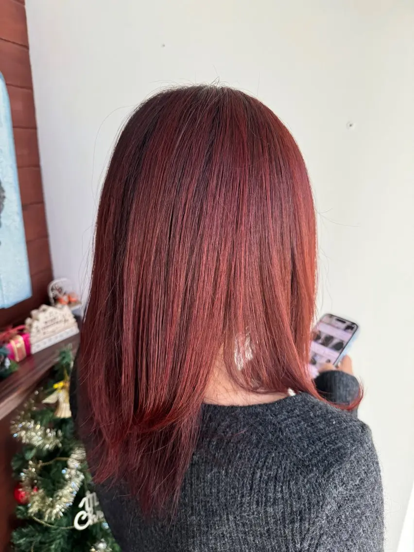 ミディアム カラー ヘアカラー 大塚 しおりのヘアスタイル