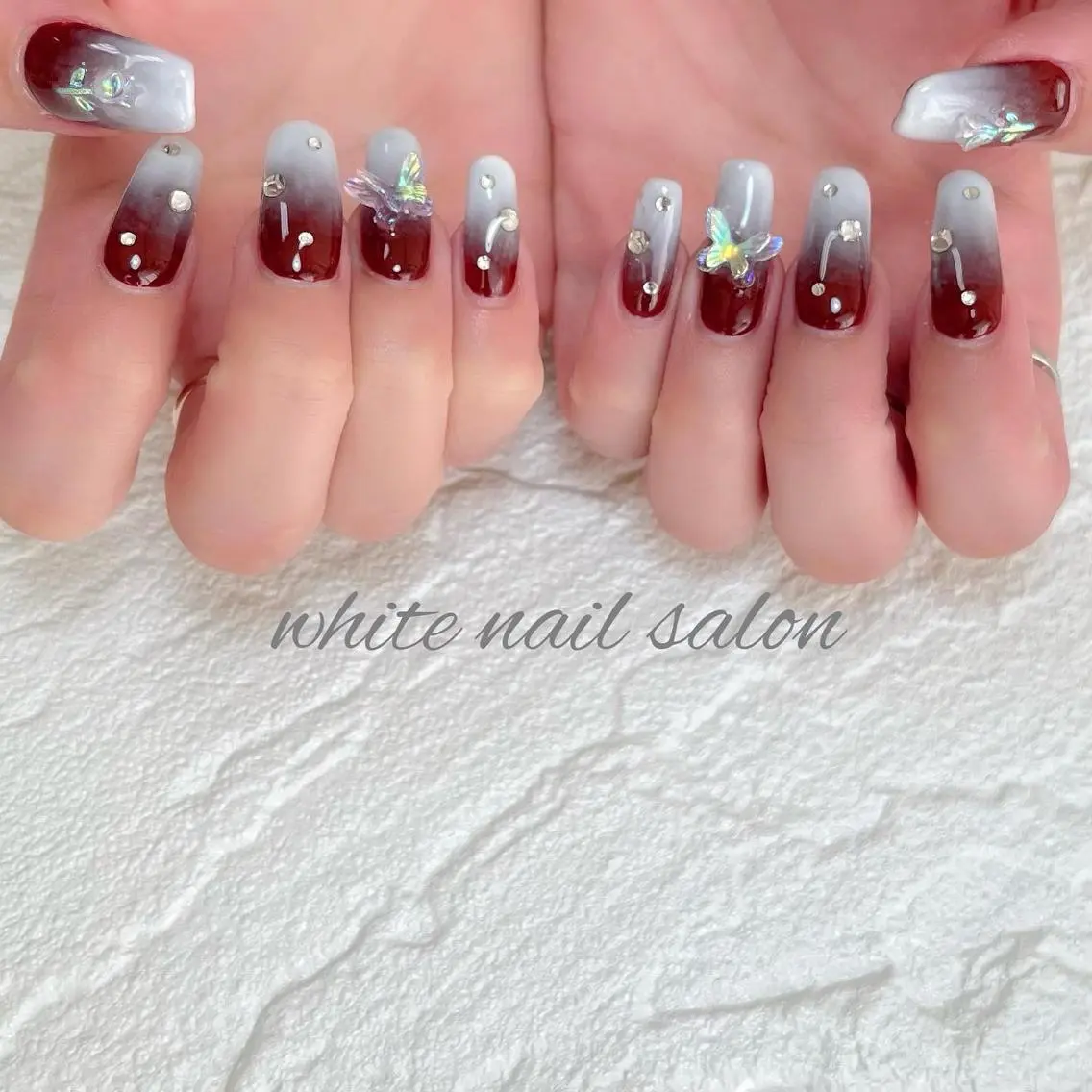 ネイル フットネイル ジェルネイル ハードジェル ラメ(グリッター) 持ち込み ハンドネイル white nail salonのネイルデザイン