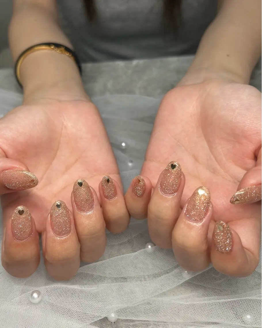 ネイル フラッシュネイル ホログラムネイル キラキラネイル ハンドネイル ten nail salon かえでのネイルデザイン