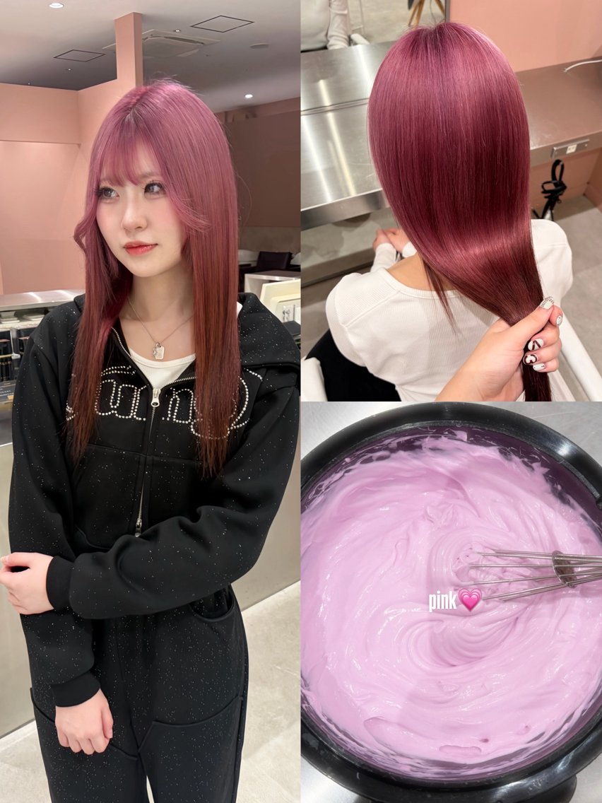 カラー ヘアカラー 韓国ヘア🇰🇷🩶 Fukaのヘアスタイル
