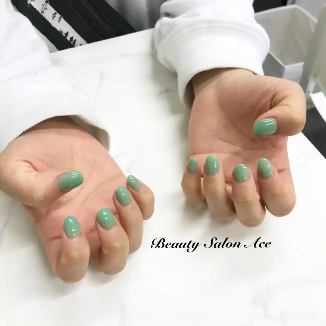 ネイル ワンカラーネイル ハンドネイル ハンドケア 池袋フィルイン Ace♡Nailのネイルデザイン