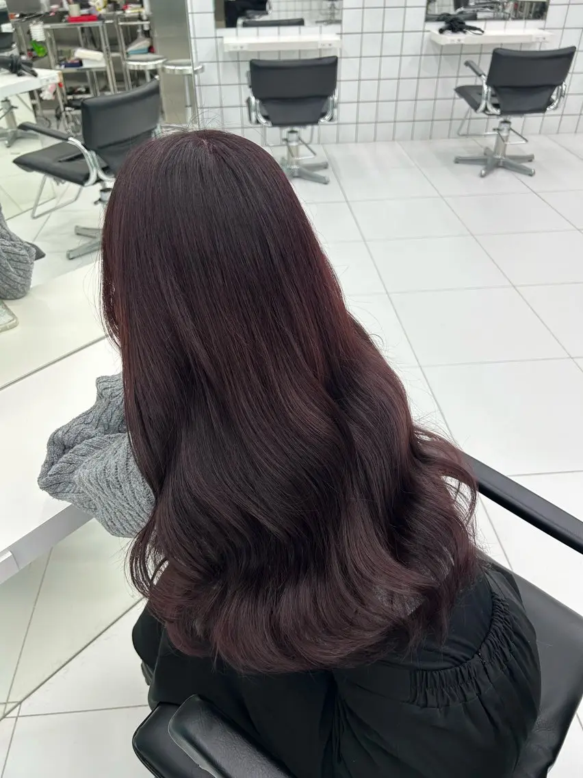 セミロング ヘアカラー 渋谷ブリーチカラー/ 🎀rina🎀のヘアスタイル