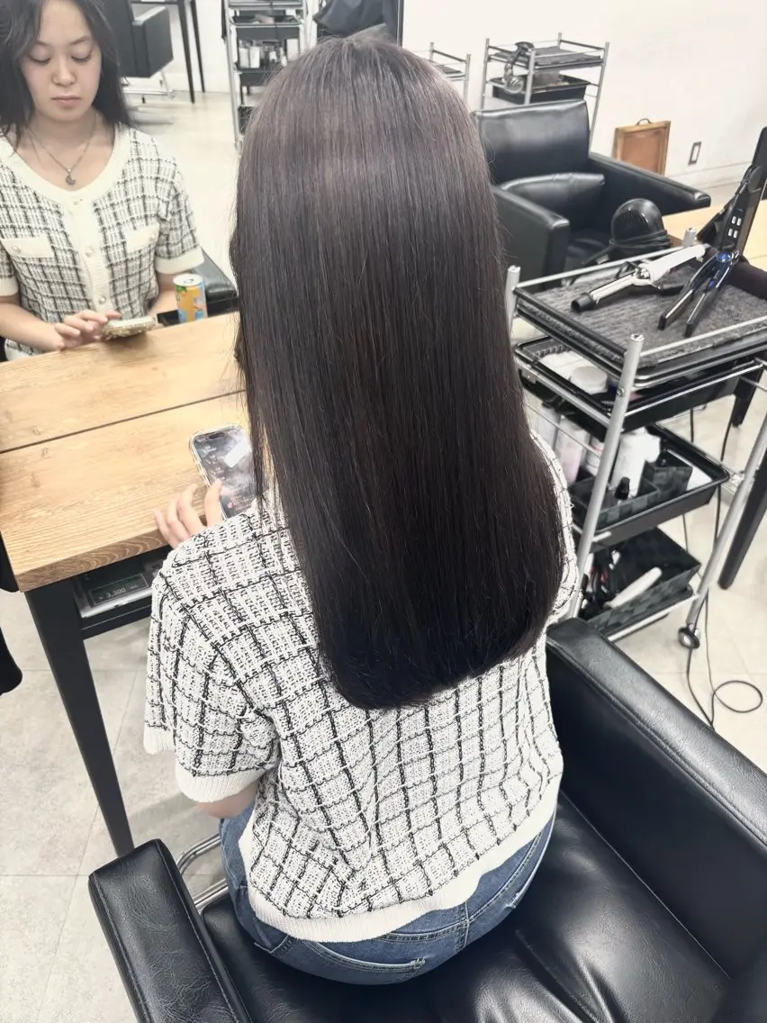 セミロング カラー ヘアカラー トリートメント 透明感カラー🫧 /hinaのヘアスタイル