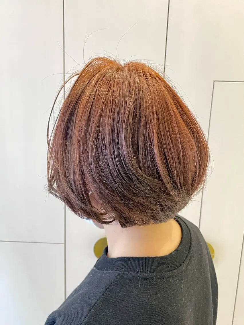 ショート カラー カット ヘアカラー トリートメント 暖色/オリーブカラー /中村未来🍒🫒のヘアスタイル