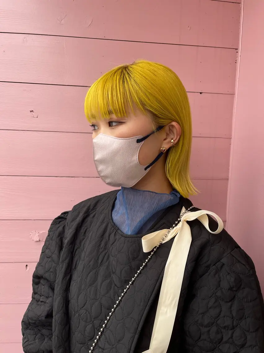 ショート カラー ハイトーンカラー ボブ 🔆韓国 norika🔆のヘアスタイル