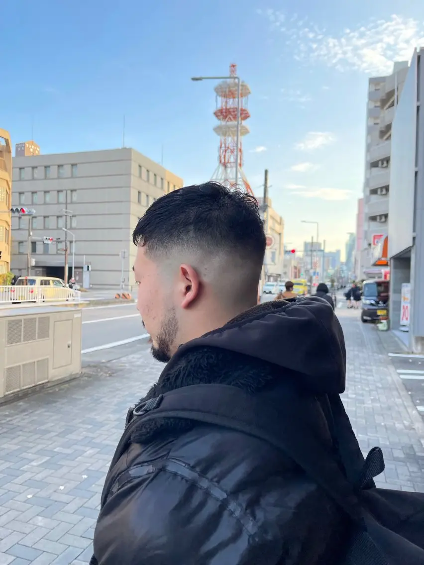 ストーリー男子必見外国人風💎フェードカットメンズ⚡️⚡️メンズ0.0ミリから対応可能👊🏿の写真