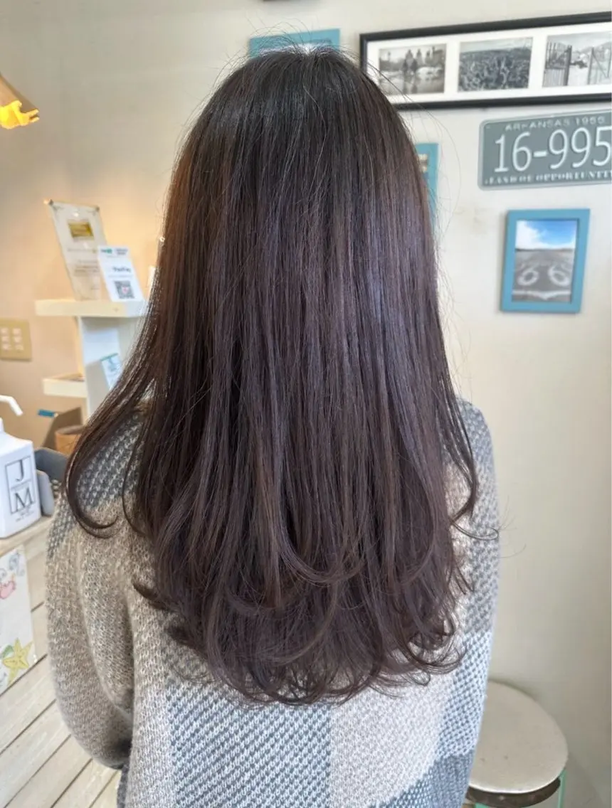 平日限定【レディースモデル】カットのみ💇‍♀️(切り上がりが胸下ロング)の写真