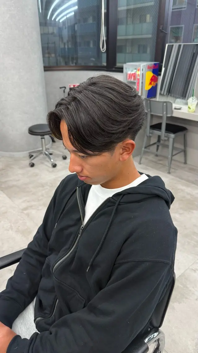 メンズカット+縮毛矯正+トリートメントの写真