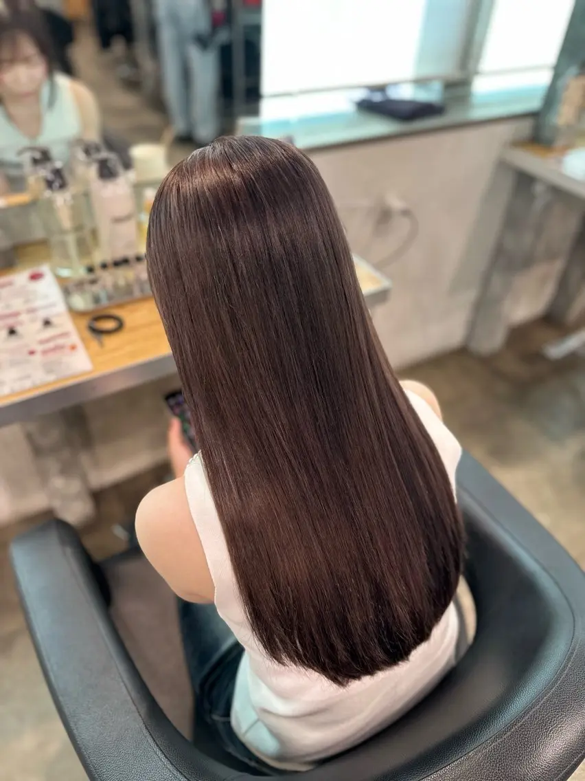 ロング カラー ヘアカラー トリートメント 🩶HAYANO🩶 ハイトーン/レイヤーのヘアスタイル