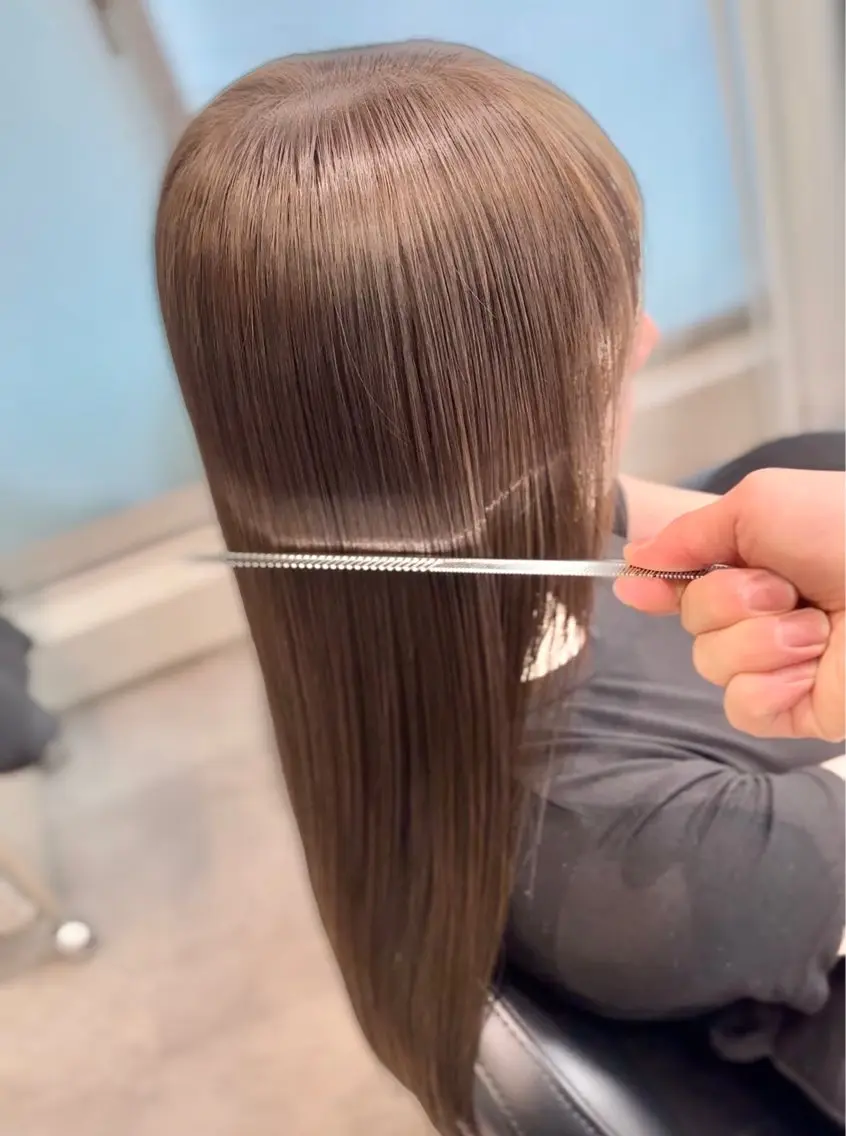ロング カラー パーマ ヘアアレンジ メンズ キッズ メンズブリーチ ブリーチ 髪質改善 縮毛矯正 トリートメント カット 🪽美髪の神🪽 💎RYUSEI💎のヘアスタイル