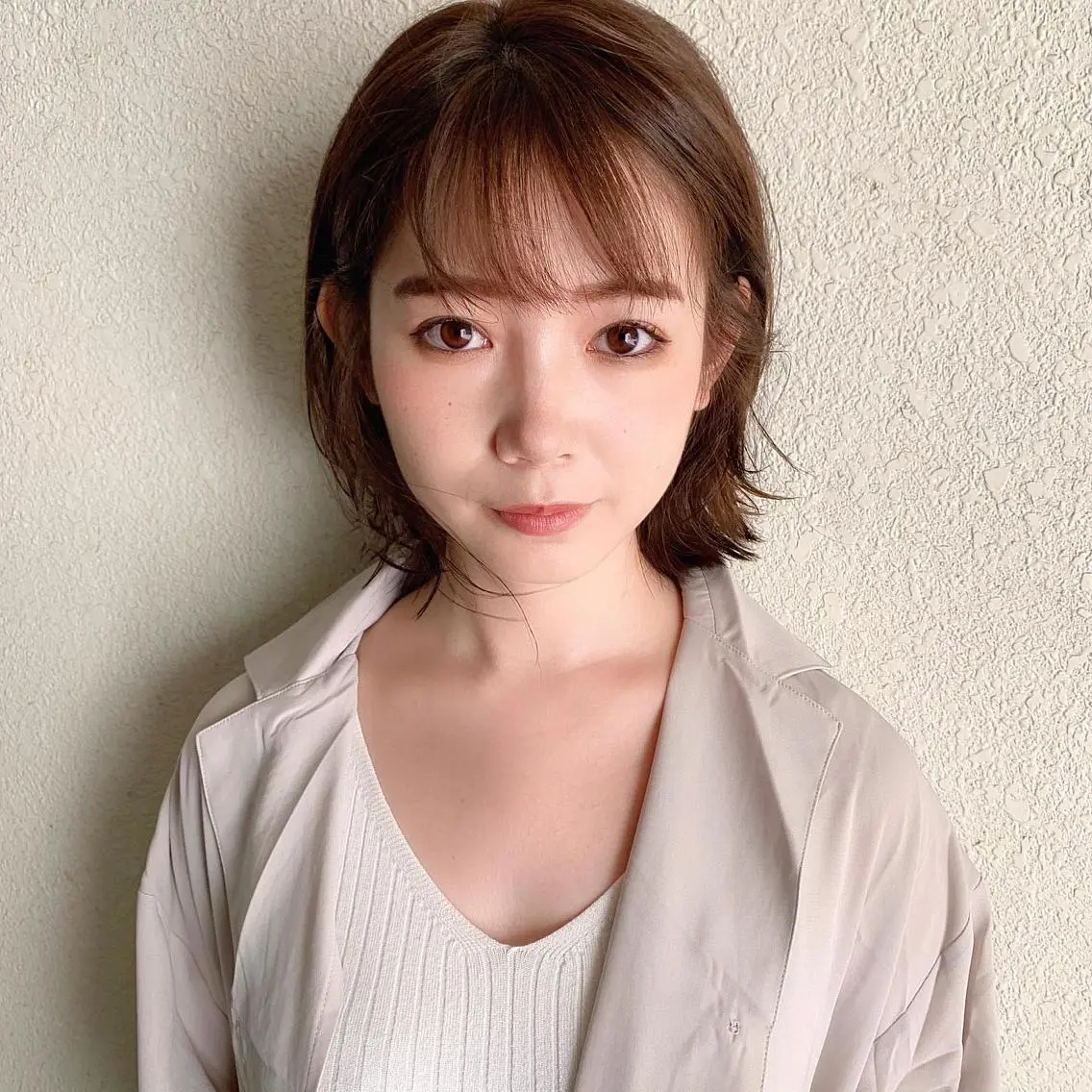 ミディアム カラー 中川 竜誠のヘアスタイル