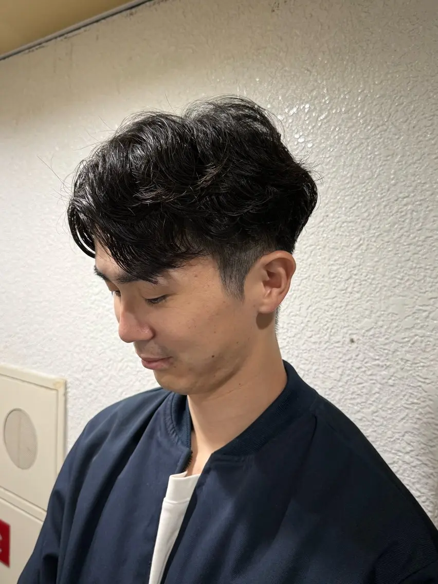 パーマ メンズ モモ モデル様募集のヘアスタイル