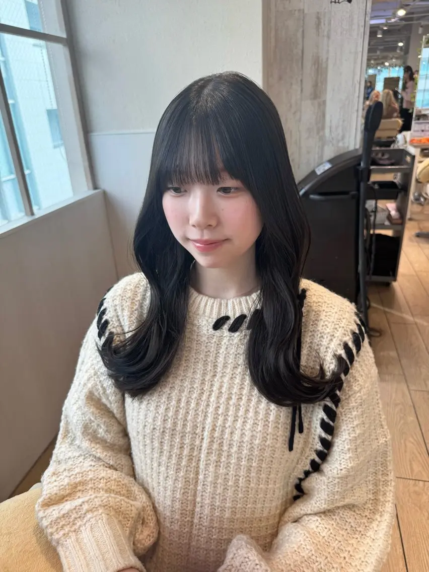 カラー yuki/新宿 ／オリーブカラー🍈のヘアスタイル