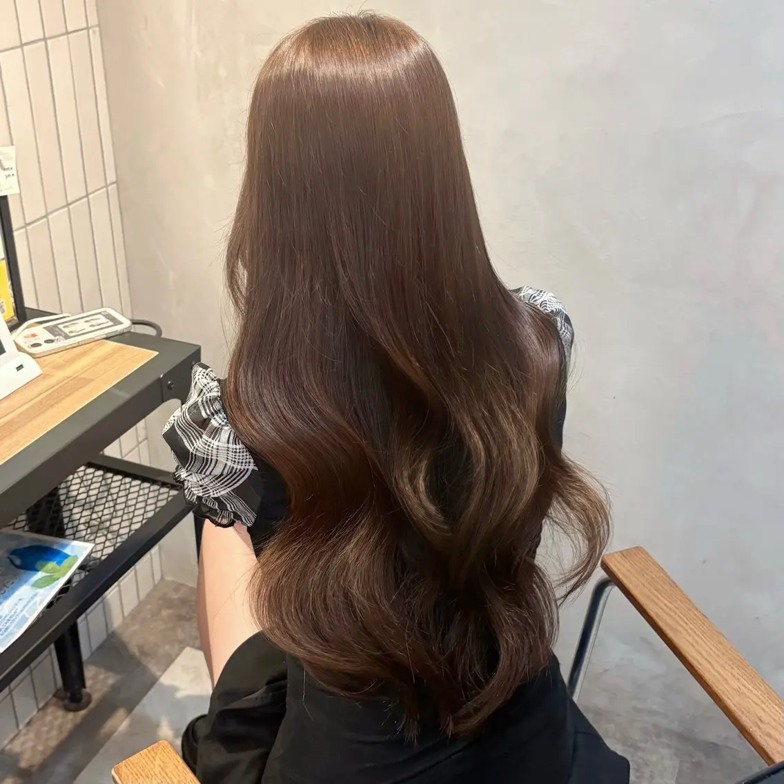 ロング カラー ヘアカラー トリートメント 𝒌𝒚𝒐𝒌𝒂 ︎︎のヘアスタイル