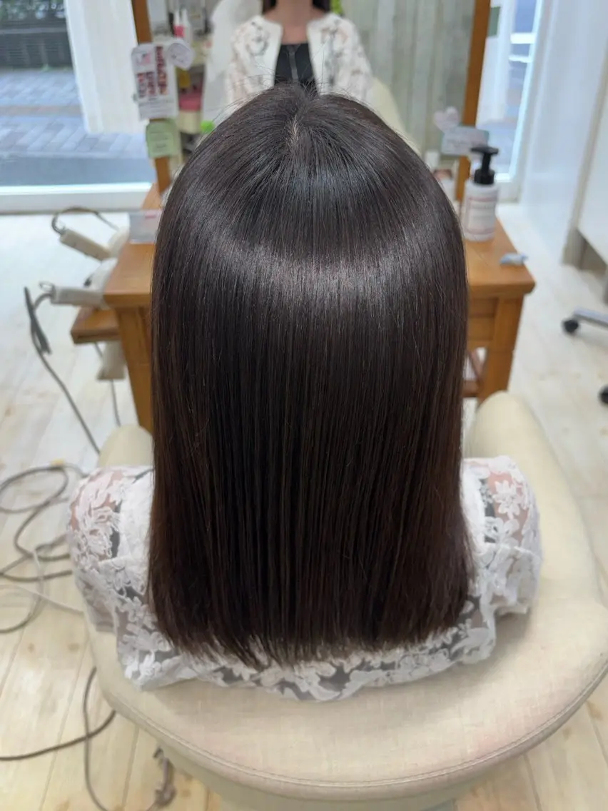 ミディアム 江副 朱星のヘアスタイル